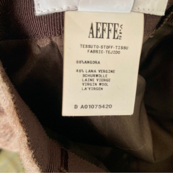 MOSCHINO AUTHENTIC Leopard Print Pencil Skirt Woman’s US4 Made in Italy Angora - Picture 9 of 9